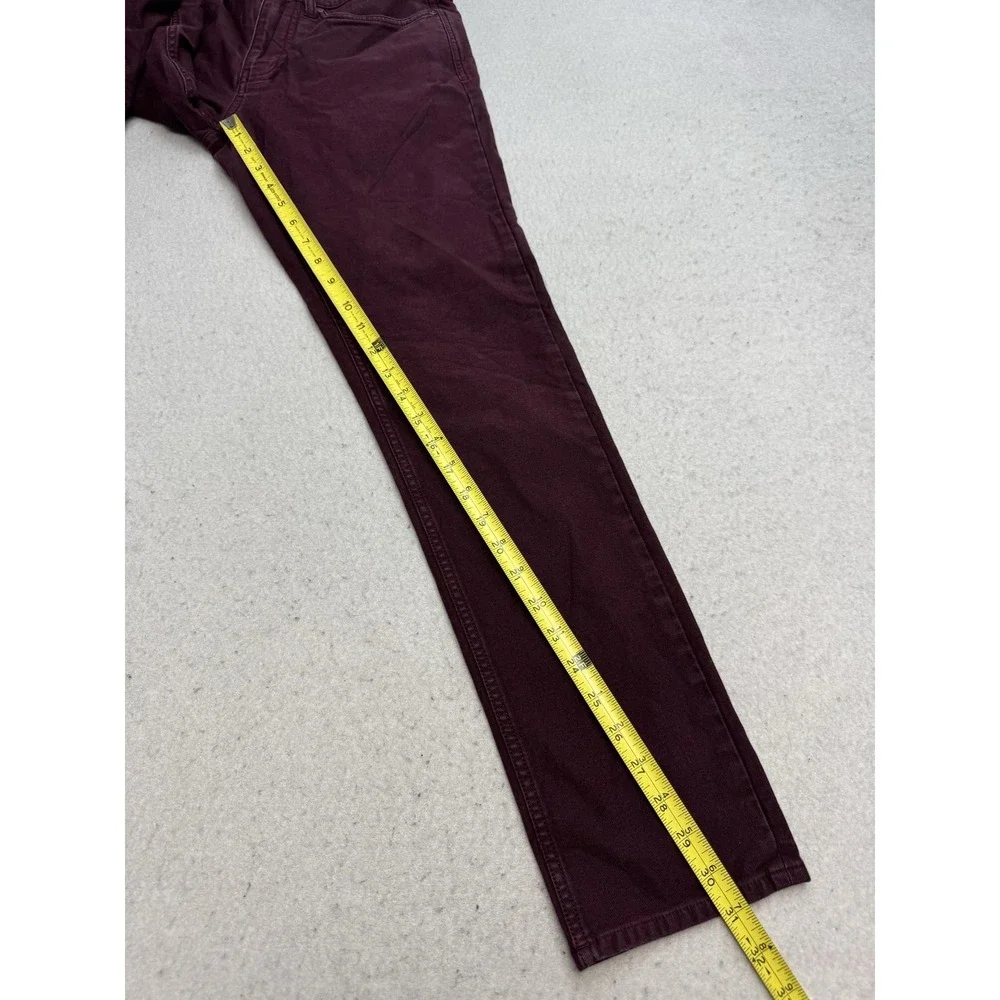 Rodd & Gunn Jeans Mens 30x31 Maroon Slim Straight Stretch Dark Wash Denim Pants